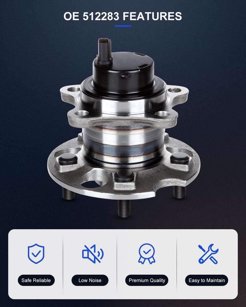 ECCPP Replacement For Rear Wheel Hub Bearing Hub Assemblies 04-06 For Lexus Truck Rx330, 07 For Lexus Truck Rx350, For Lexus Truck Rx400h, For Toyota Truck Highlander 5 lugs with ABS OE 512283 1 pc - Image 3